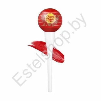 Тинт для губ Chupa Chups со стойким пигментом: клубника Chupa Chups Lip Locker Tint (Strawberry) (7гр)