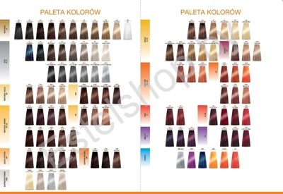 Книга палитра оттенков Colour chart Prosalon